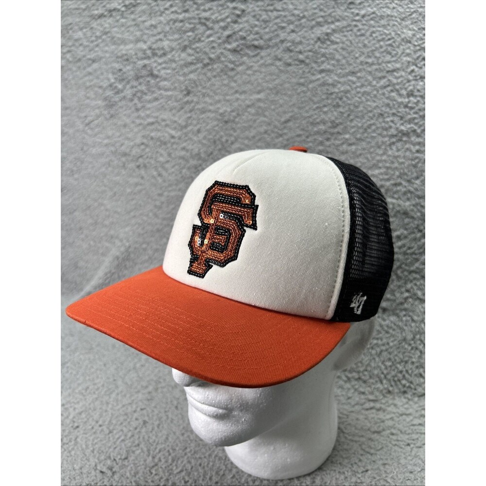 San Francisco Giants 47 Brand Cap Hat Black Adjustable SnapBack Baseball